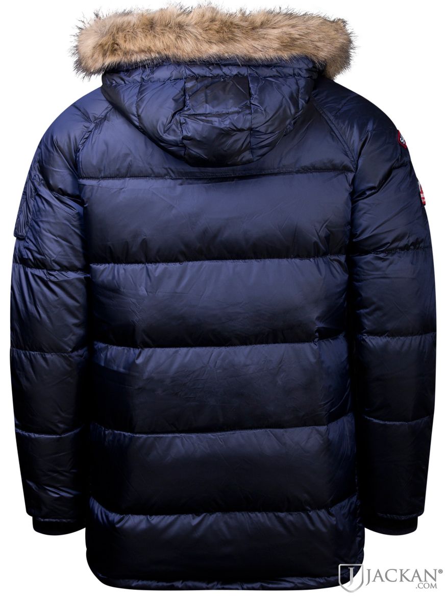 Down SDX Parka i blått från Superdry | Jackan.com