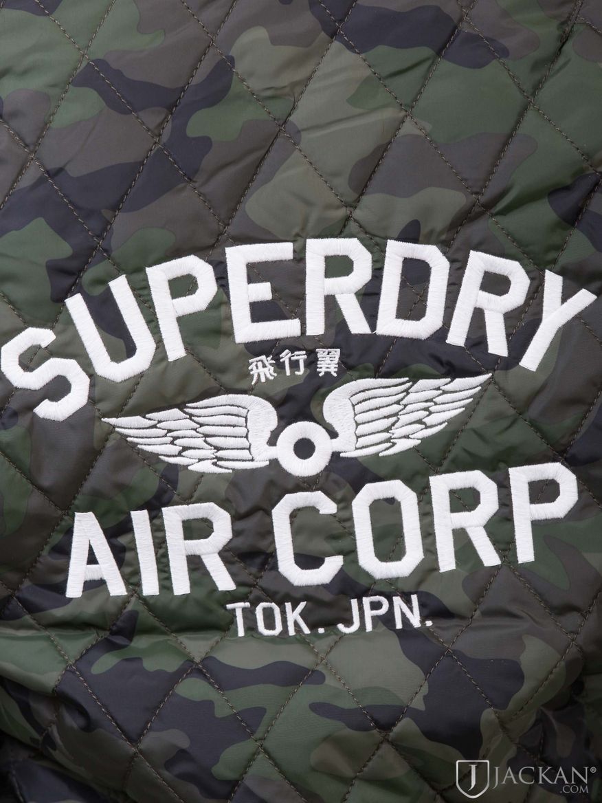 SD 1 Bomber i grönt från Superdry | Jackan.com
