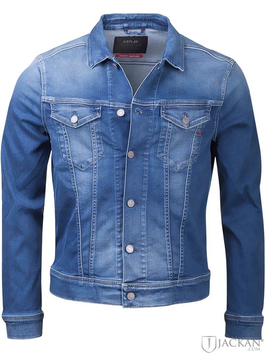Denim Jacket in blau von Replay| Jackan.com