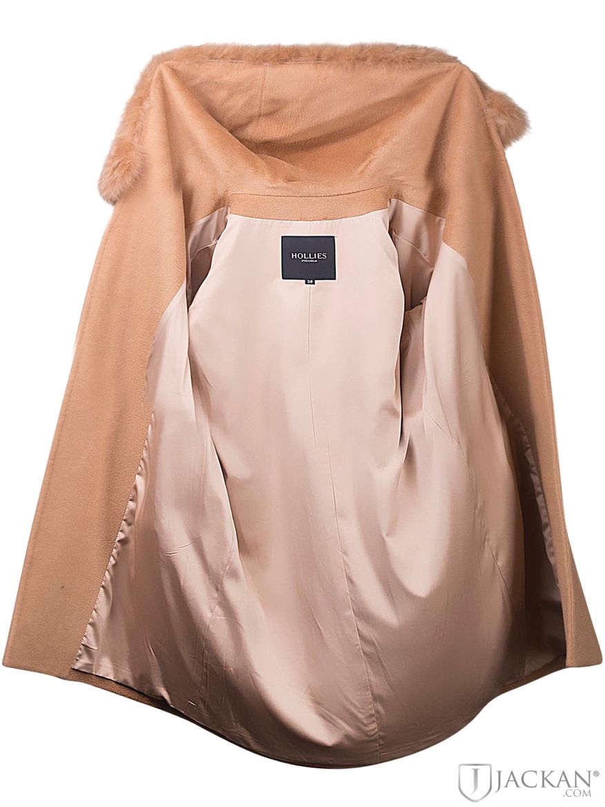 Lucinda Wool Fox i camel från Hollies | Jackan.com