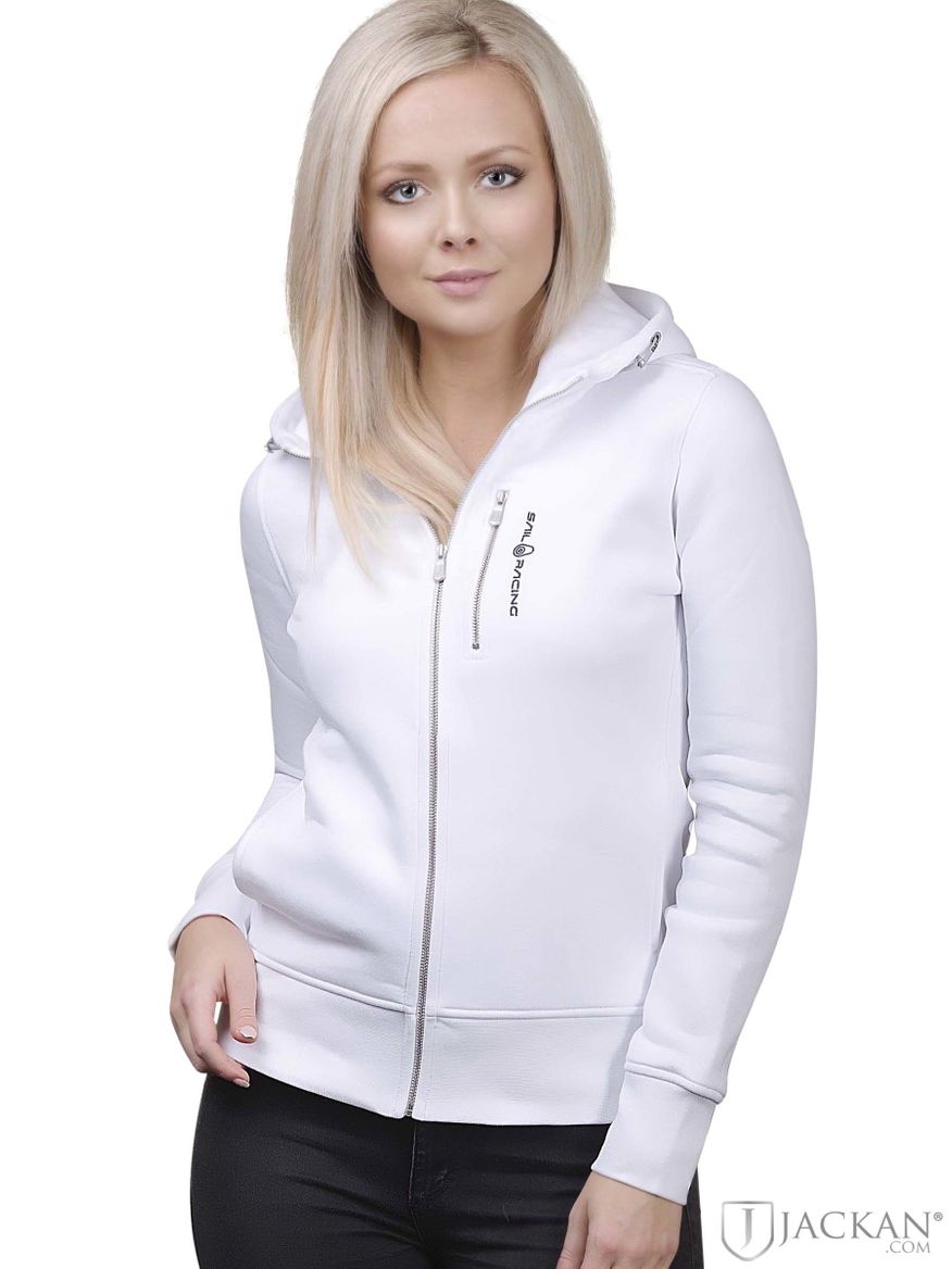 W Gale Zip Hood i vitt från Sail Racing | Jackan.com