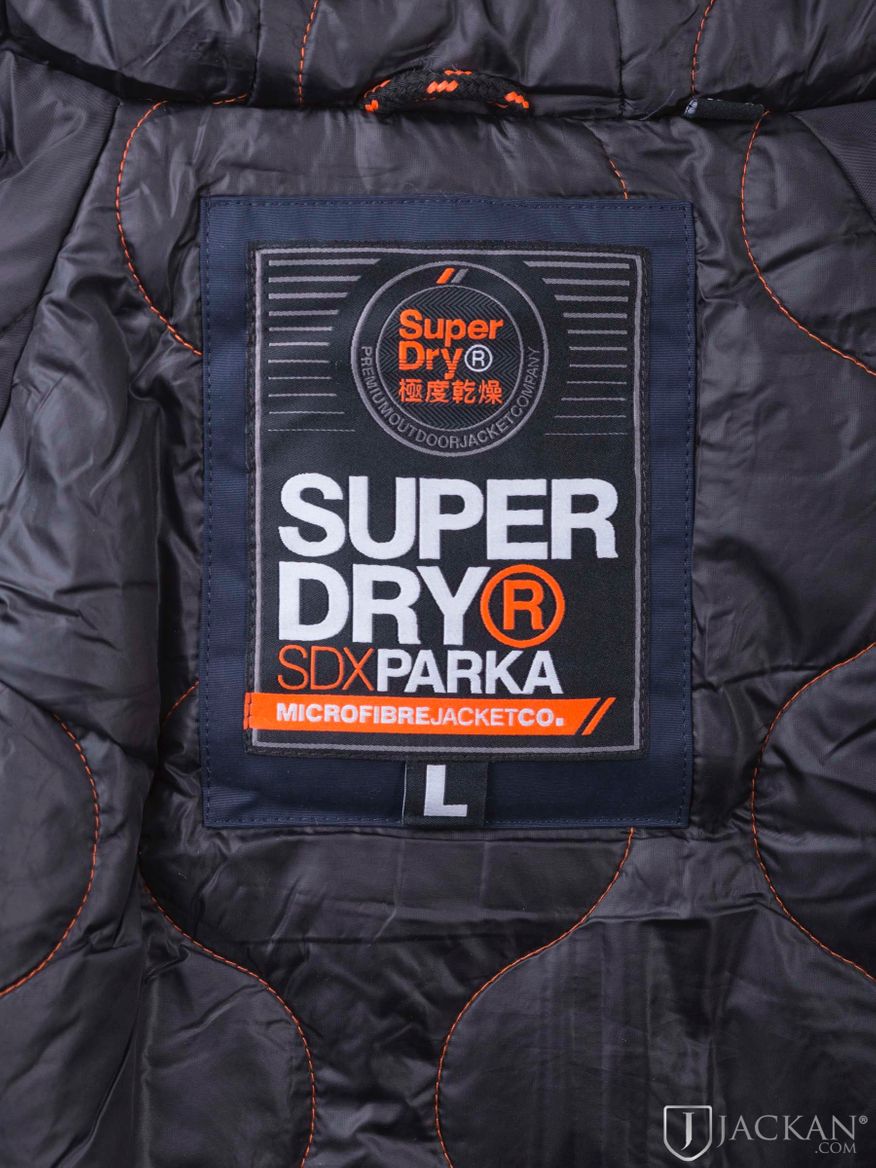 Sdx Parka i blå från Superdry | Jackan.com