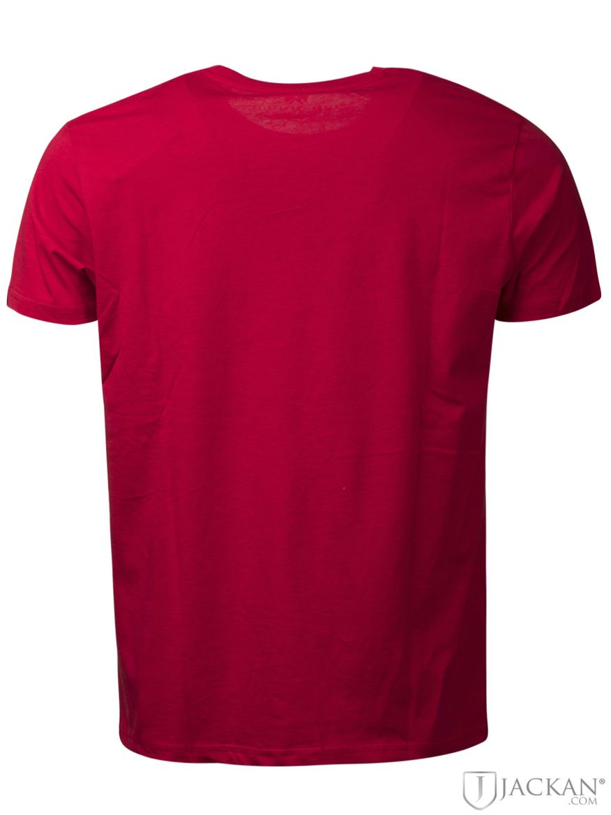Basic T-shirt i röd från Alpha Industres | Jackan.com