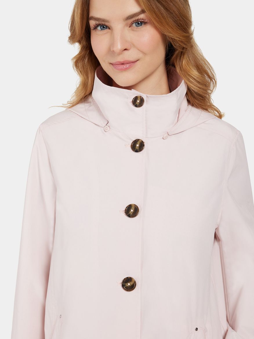 Anina Coat i rosa från Saki | Jackan.com
