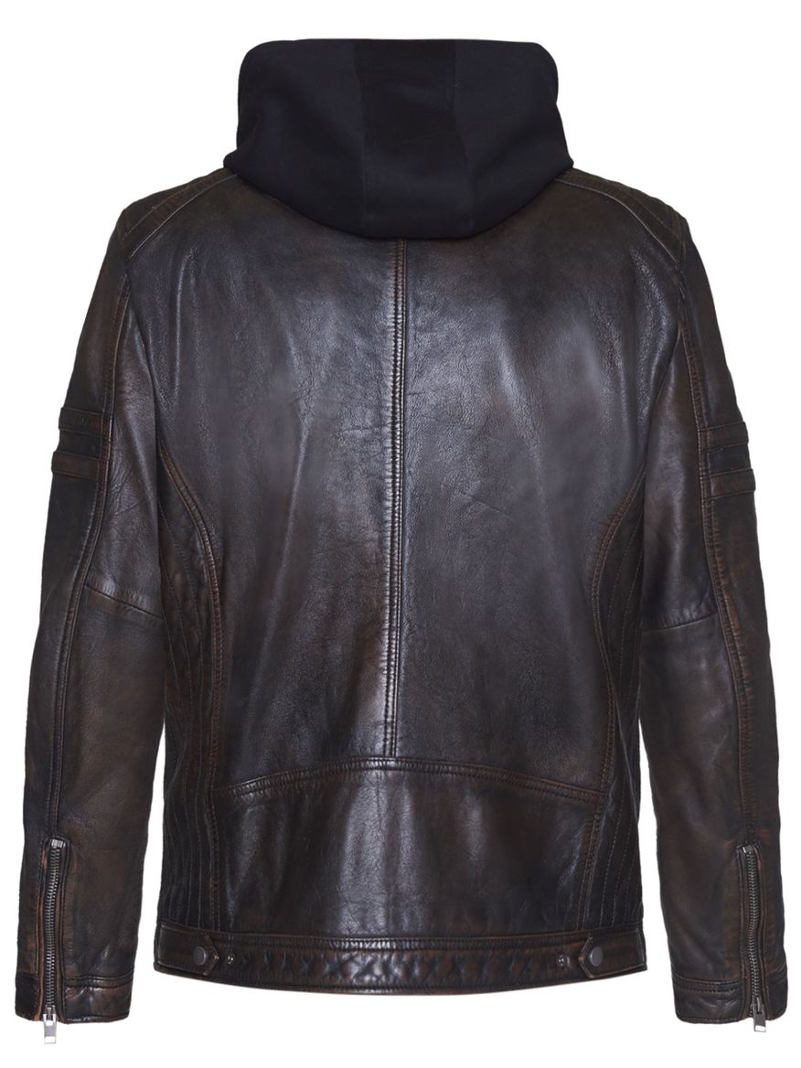 Cole Hood Jacket in schwarz von Saki | Jackan.de