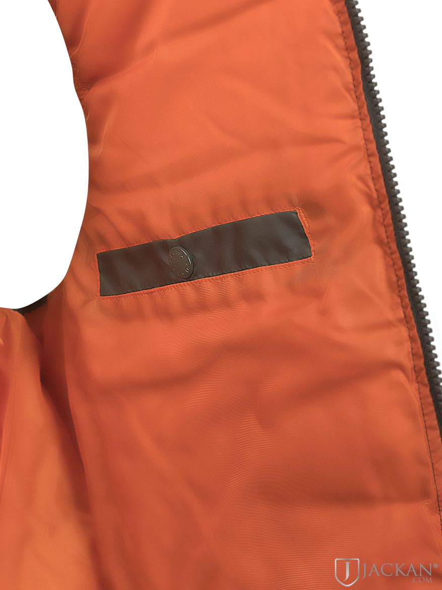 Hooded Puffer Vest i grönt från Alpha Industries | Jackan.com