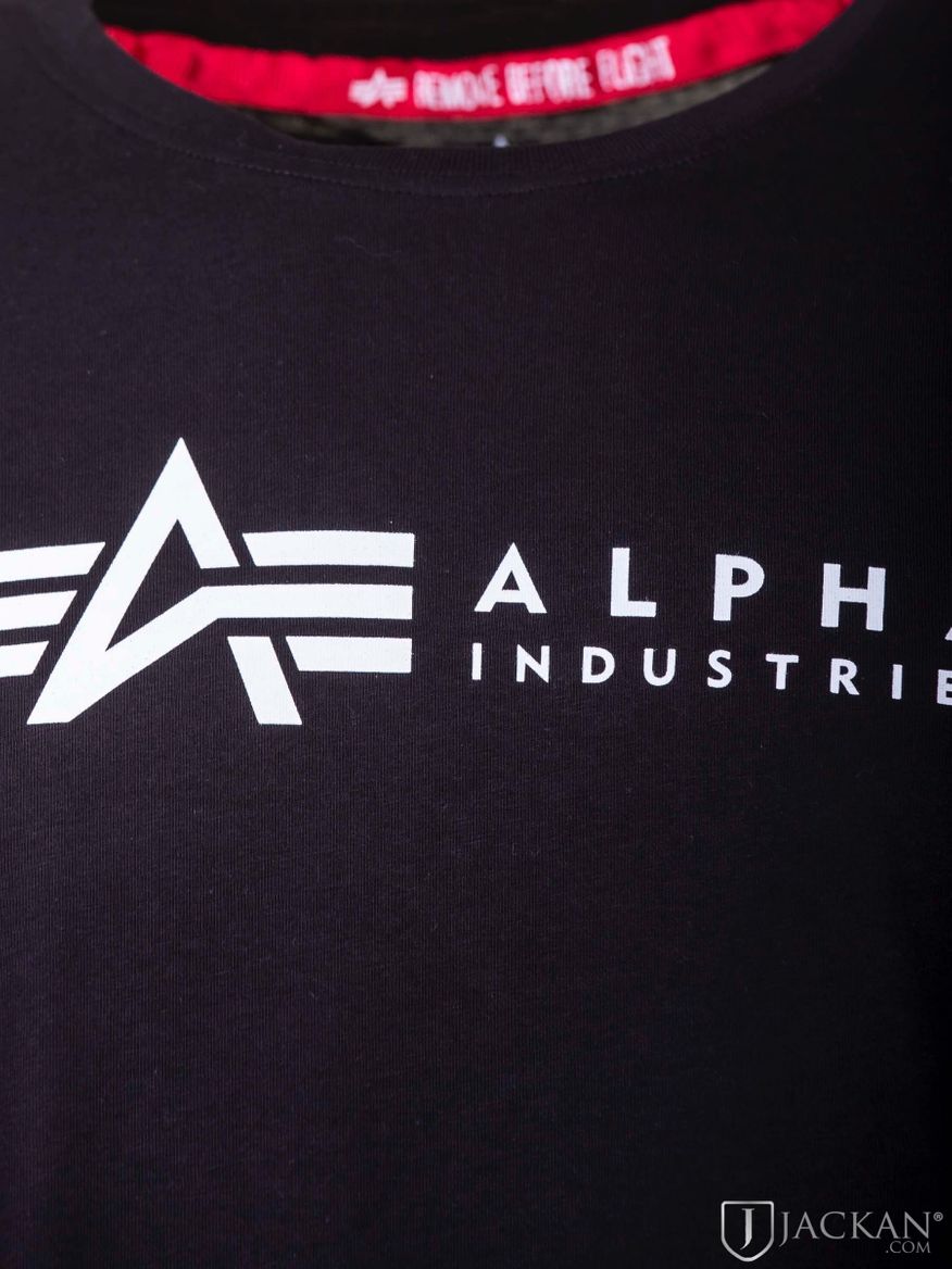 Alpha Label 2er-Pack in schwarz von Alpha Industries |Jackan.com