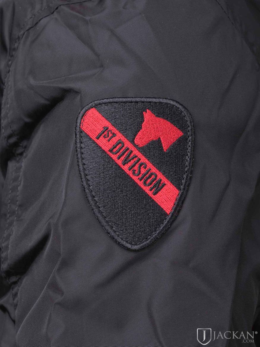 Hood Custom in schwarz/rot von Alpha Industries | Jackan.com