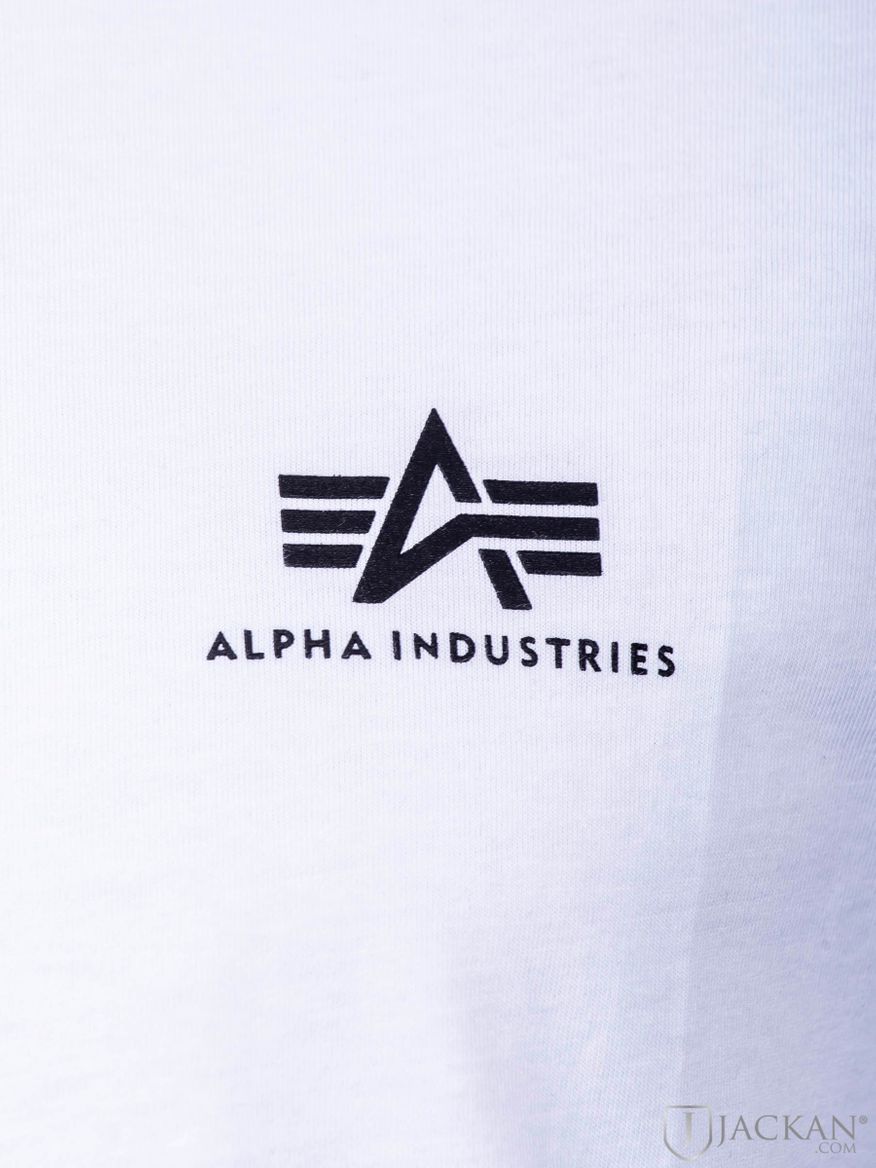 Backprint T in weiß von Alpha Industries | Jackan.com