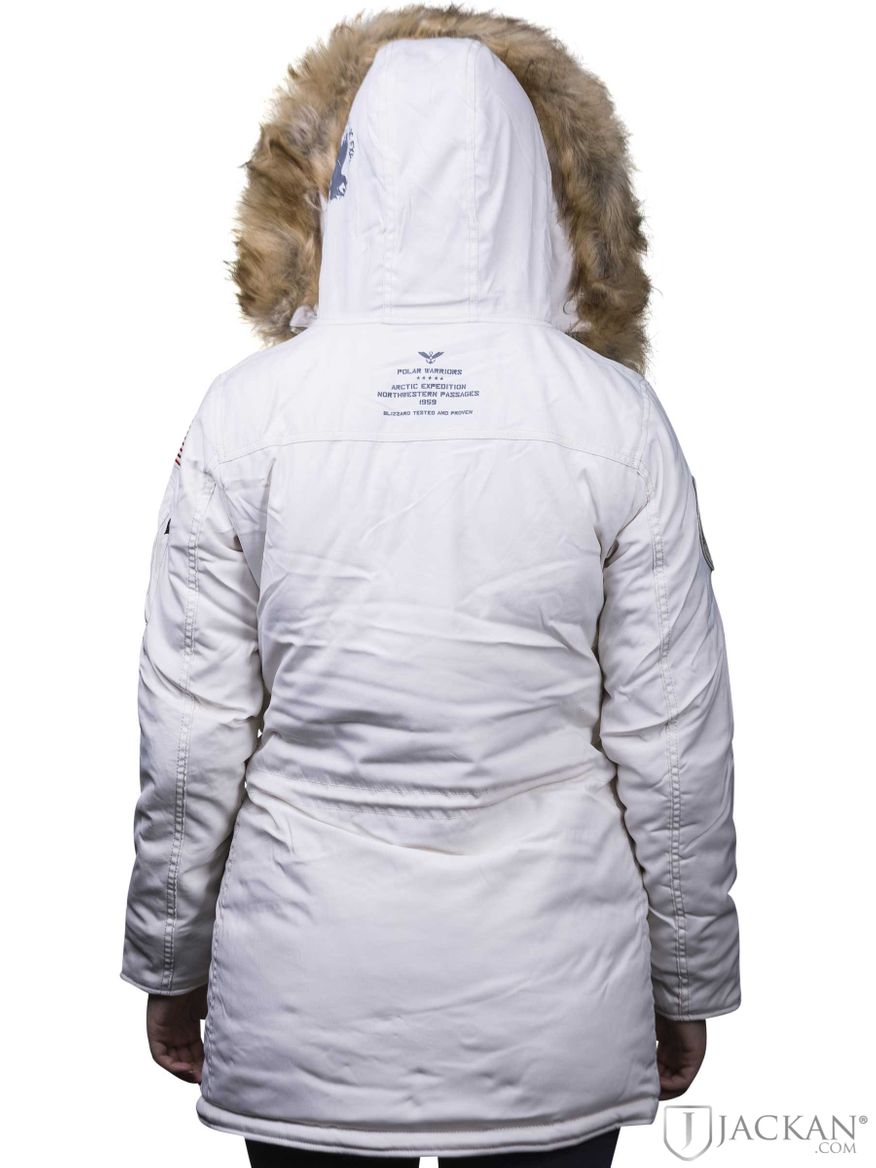 Polar Jacket Wmn i vitt från Alpha Industries | Jackan.com