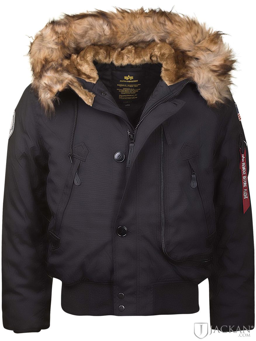 Polar Jacket SV i svart från Alpha Industries | Jackan.com