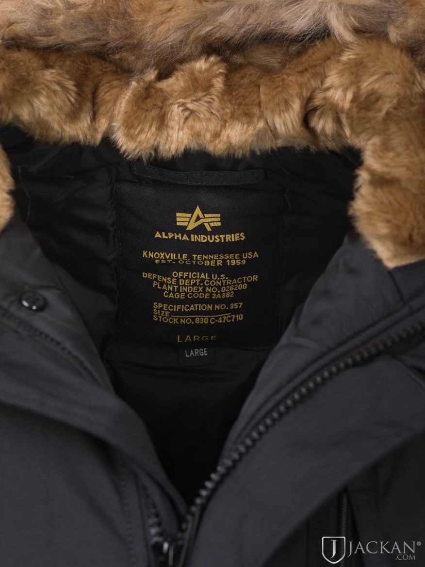 Polar Jacket SV in schwarz von Alpha Industries | Jackan.com