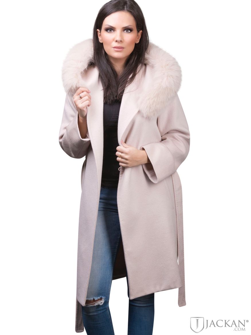 Lucinda Wool Fox in weiss von Hollies | Jackan.com