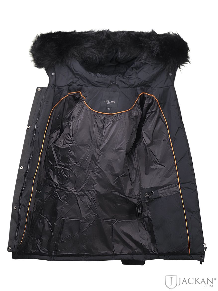 Livigno Fake Fur in schwarz/schwarz von Hollies | Jackan.com