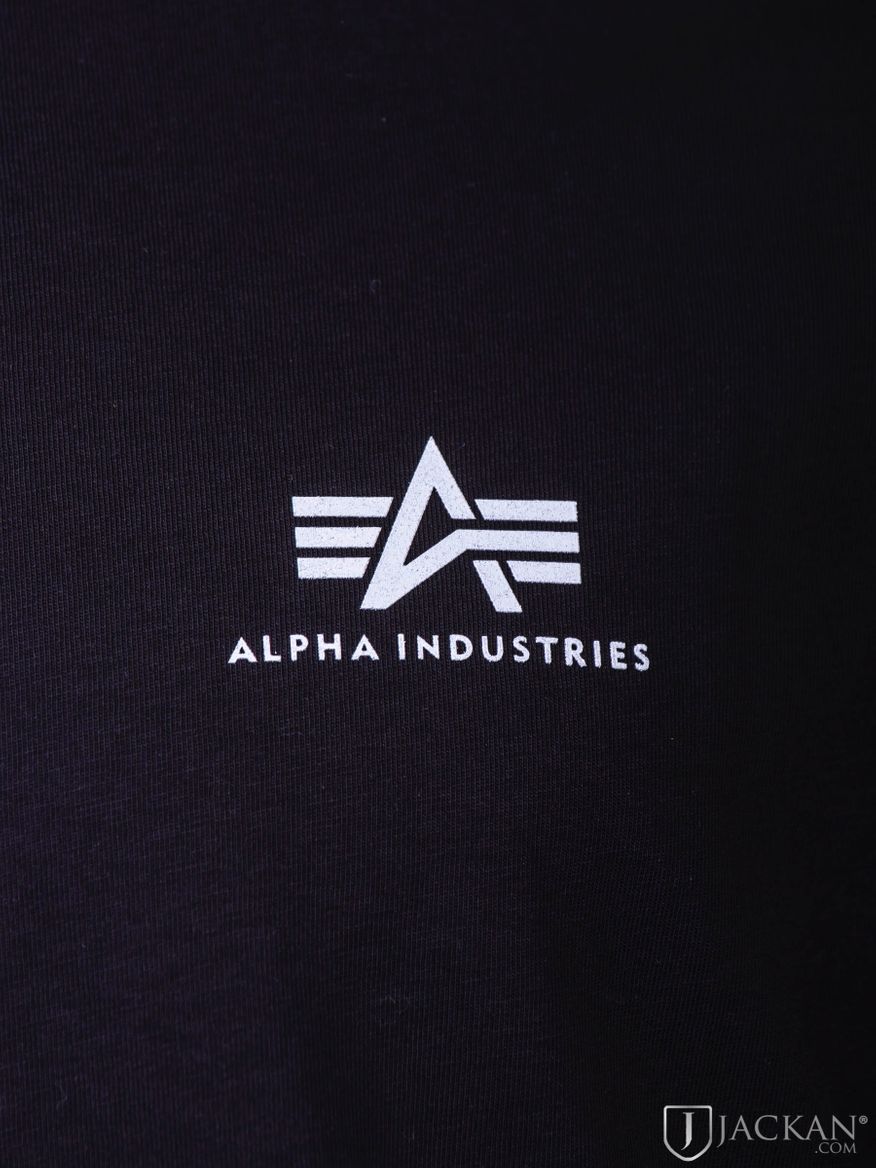 Basic T Small Logo in schwarz von Alpha Industries | Jackan.com
