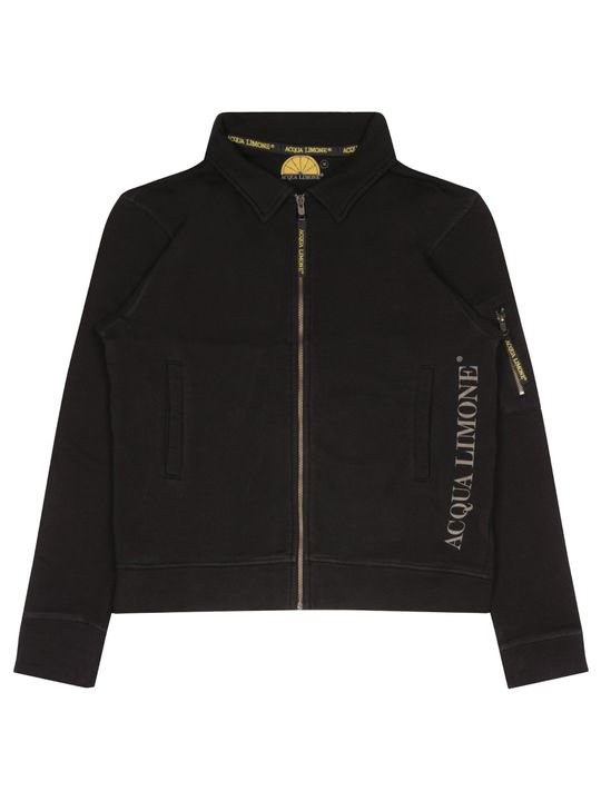 Zip Collar Jacket i svart från Acqua Limone | Jackan.com