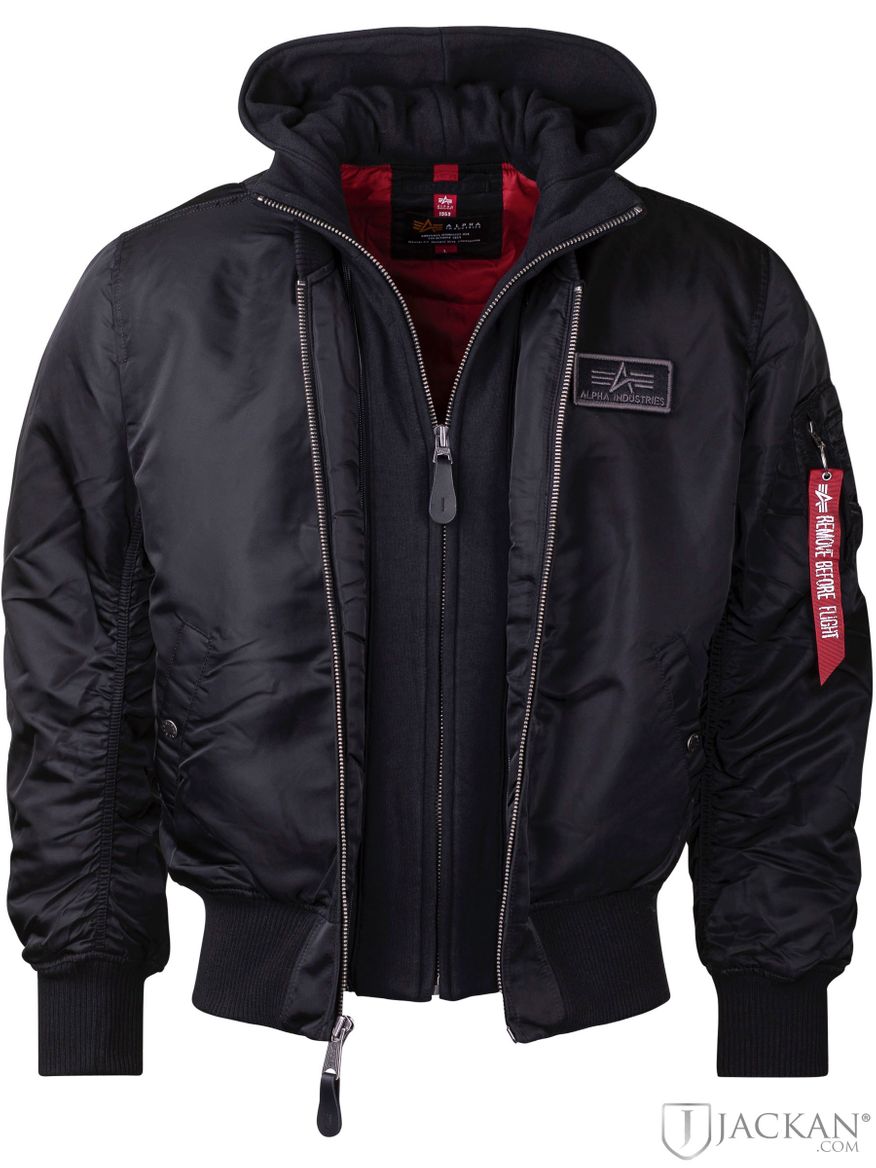 MA-1 D-Tec in schwarz von Alpha Industries | Jackan.de