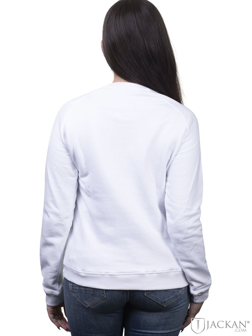 New Basic Sweater Wmn i vit från Alpha | Jackan.com
