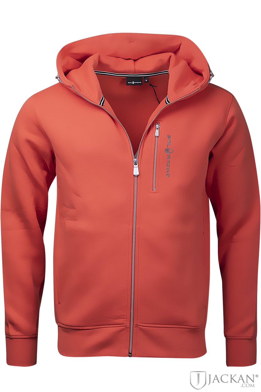 Bowman zip hood i rött från Sail Racing