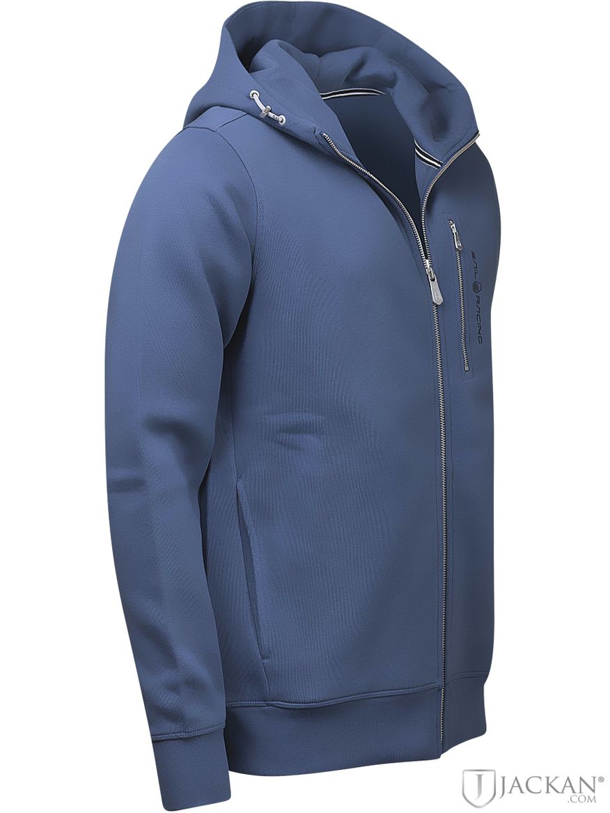 Bowman zip hood i blue ink från Sail Racing | Jackan.com