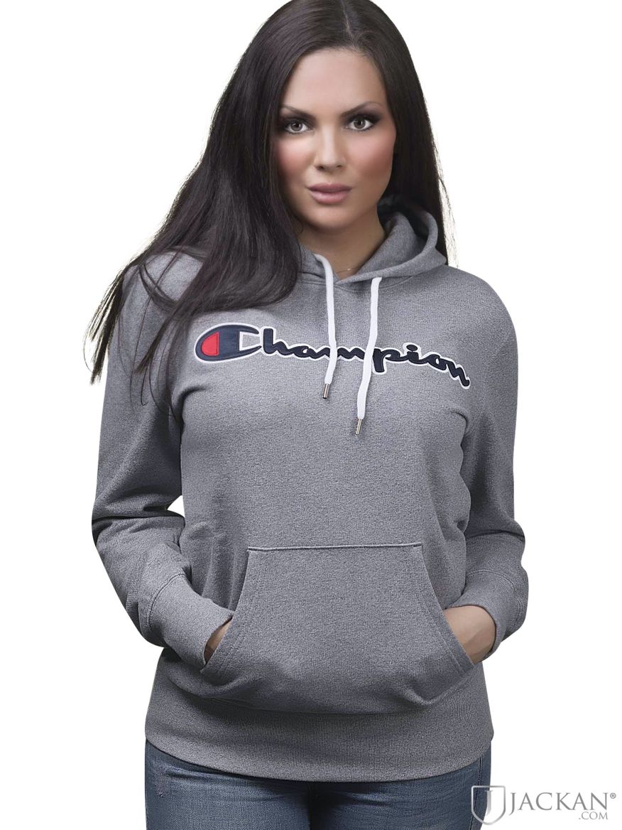 Ladies Hoodie in grau von Champion Jackan