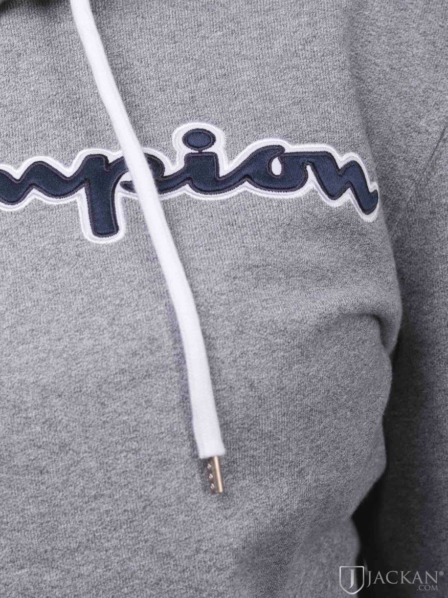 Ladies hoodie i grått från Champion | Jackan.com
