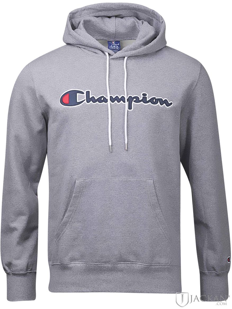 Gregory hoodie i grått från Champion | Jackan.com