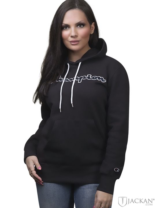 Ladies Hoodie in schwarz von Champion | Jackan.com