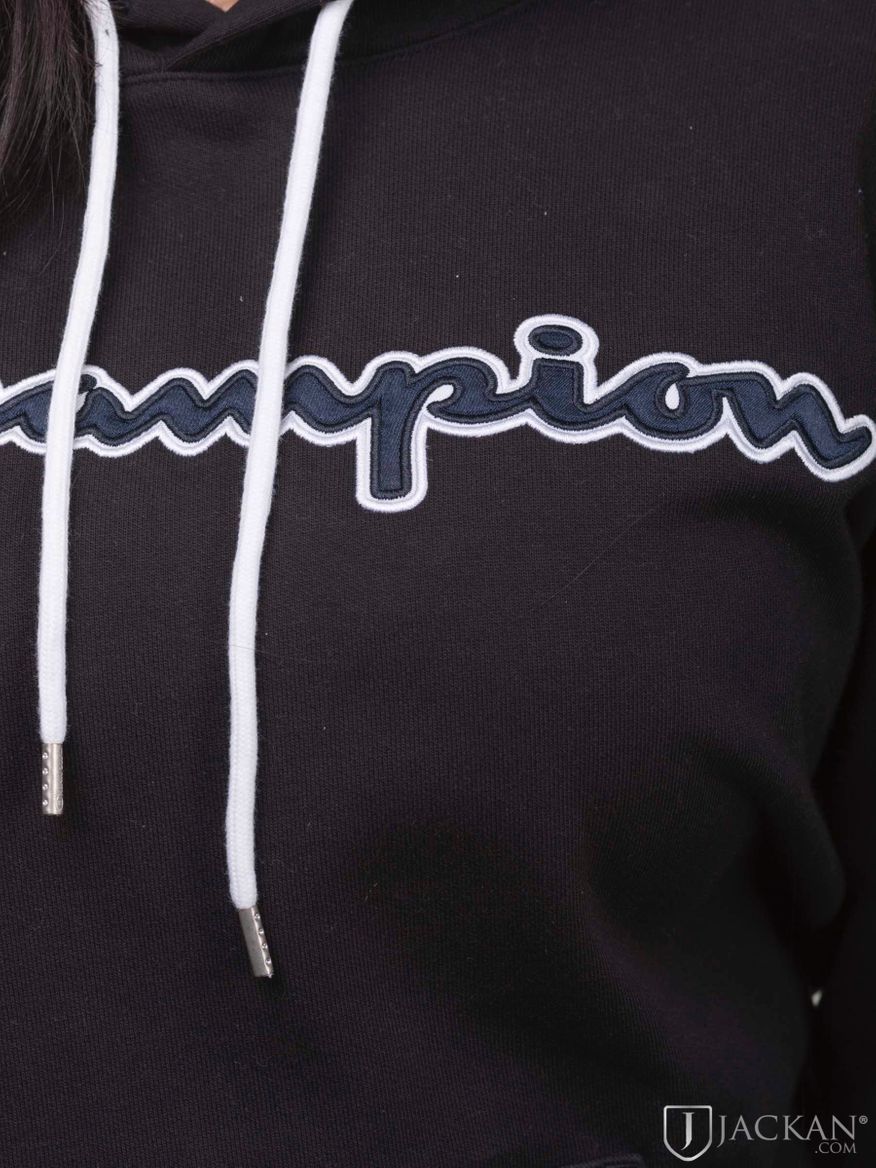 Ladies hoodie i svart från Champion | Jackan.com