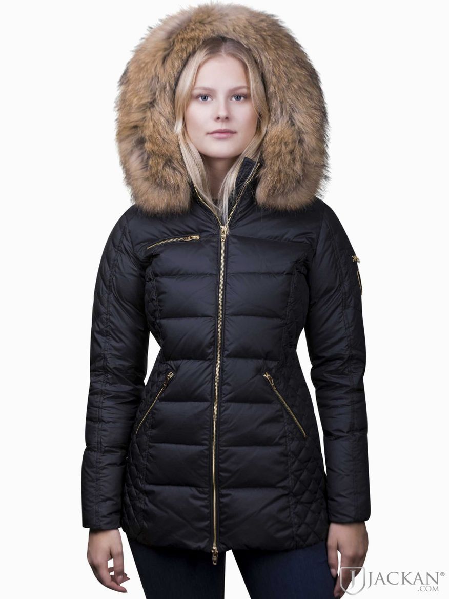 Eve Real Fur i svart natur från Rock And Blue | Jackan.com