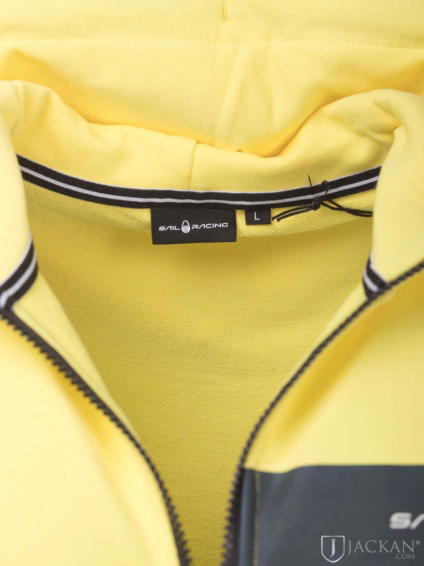 Helmsman zip hood i gult från Sail Racing | Jackan.com