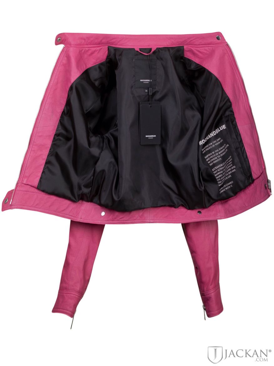 Tyra cropped Jacket i rosa från Rock And Blue | Jackan.com