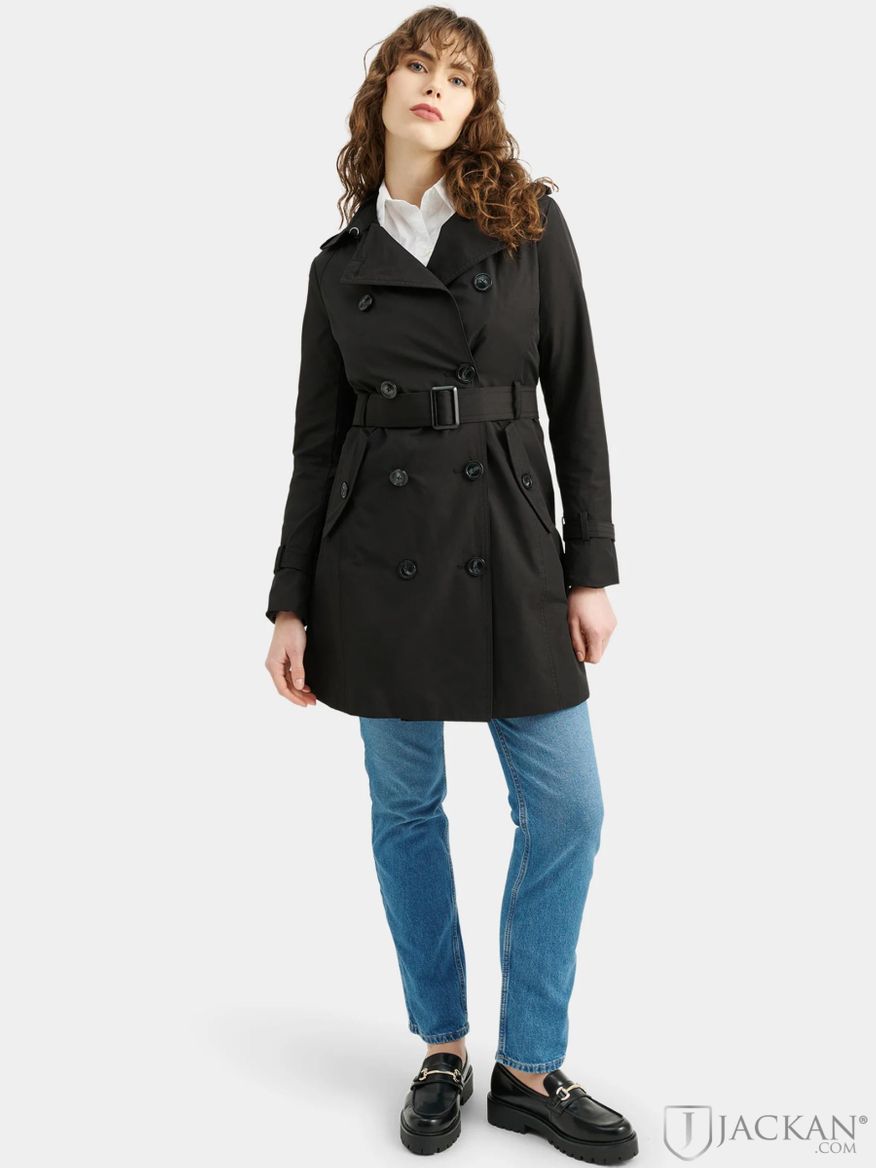 Annie Trenchcoat i svart från Rock And Blue | Jackan.com