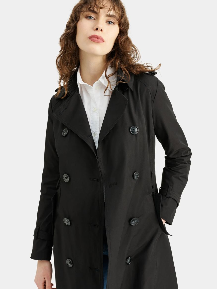 Annie Trenchcoat in schwarz von Rock And Blue | Jackan.com