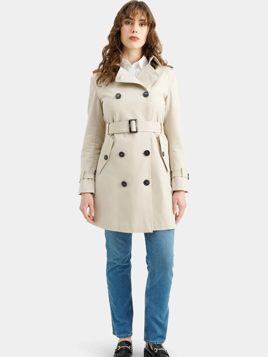 Annie Trenchcoat i Beige från Rock And Blue | Jackan.com