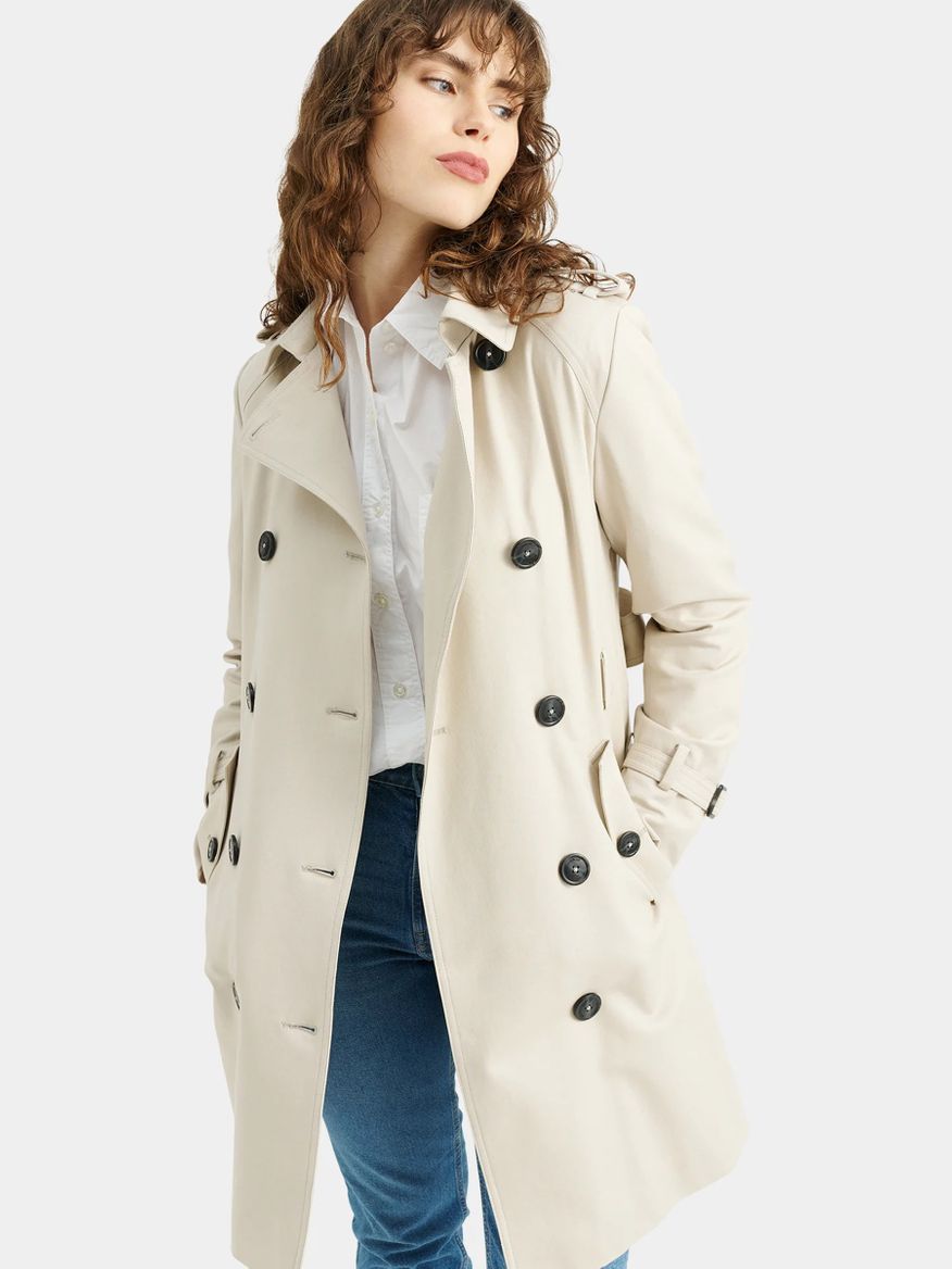 Annie Trenchcoat i Beige från Rock And Blue | Jackan.com