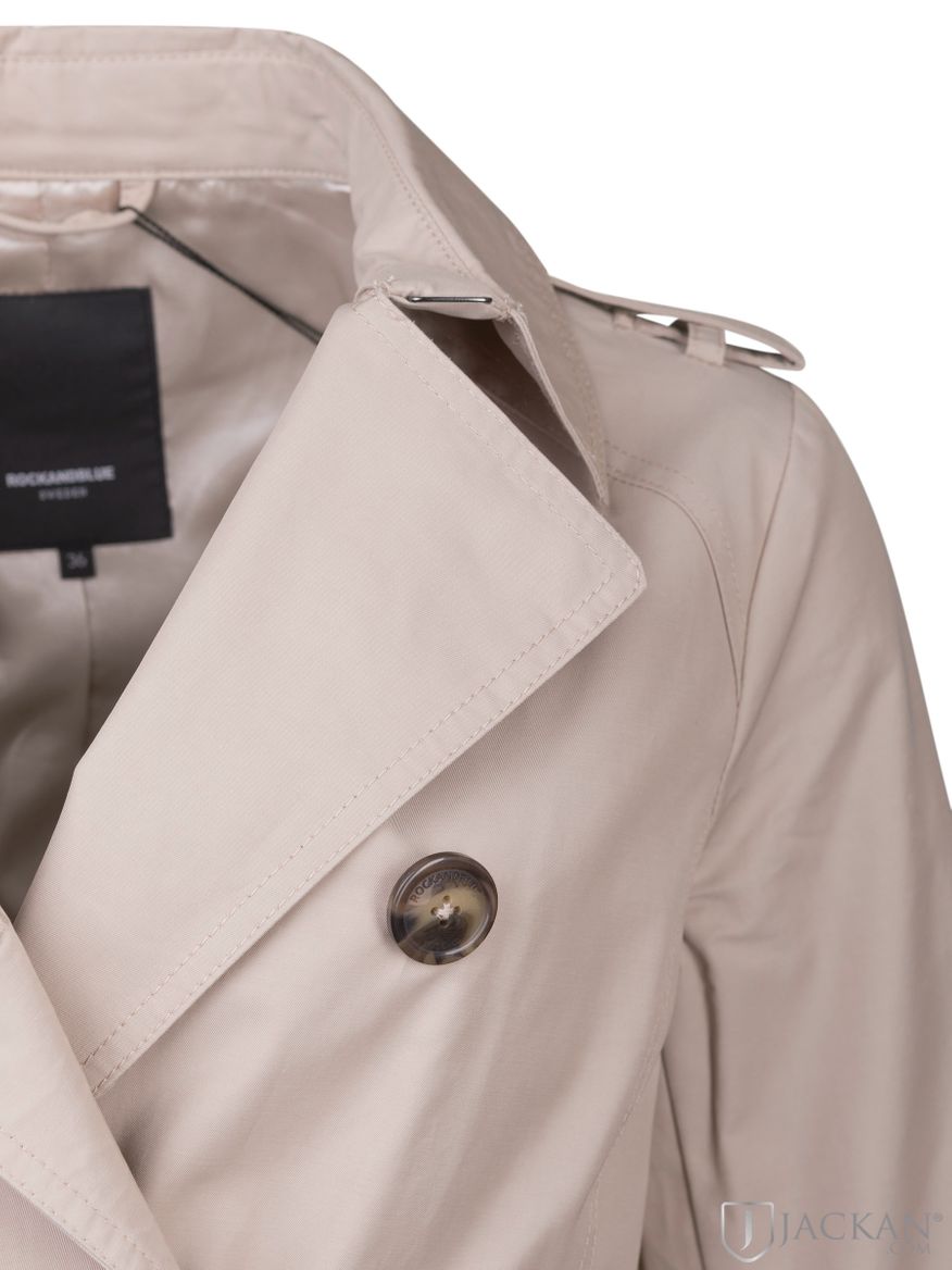 Annie Trenchcoat i Beige från Rock And Blue | Jackan.com