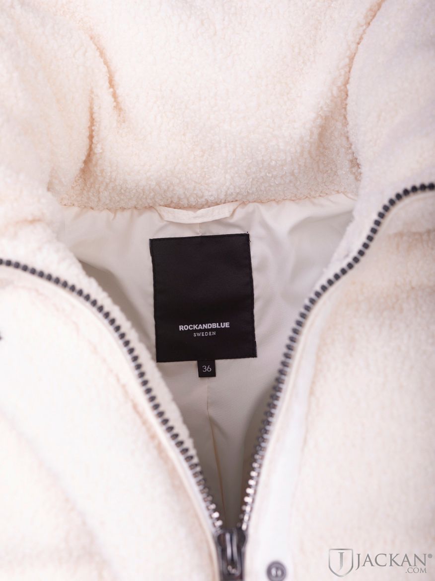 Madison Coat Faux Fur in Offwhite von Rock And Blue | Jackan.de