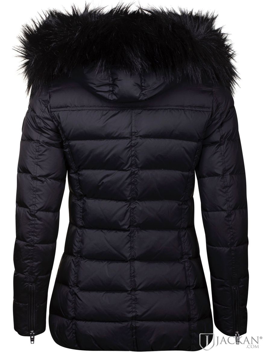 Joyce Mid Coat Fake Fur in schwarz von Rock And Blue | Jackan.de
