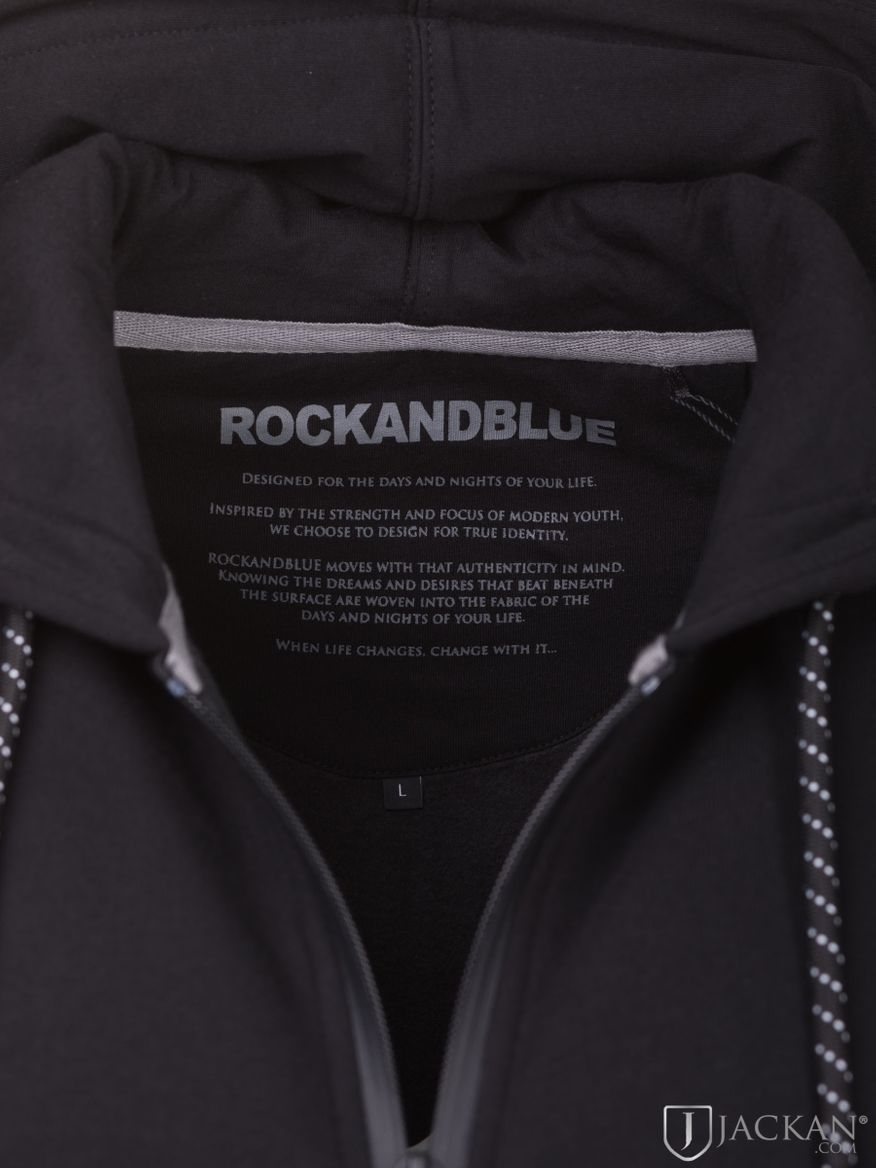 Oxnard Hoodie i svart från Rockandblue | Jackan.com