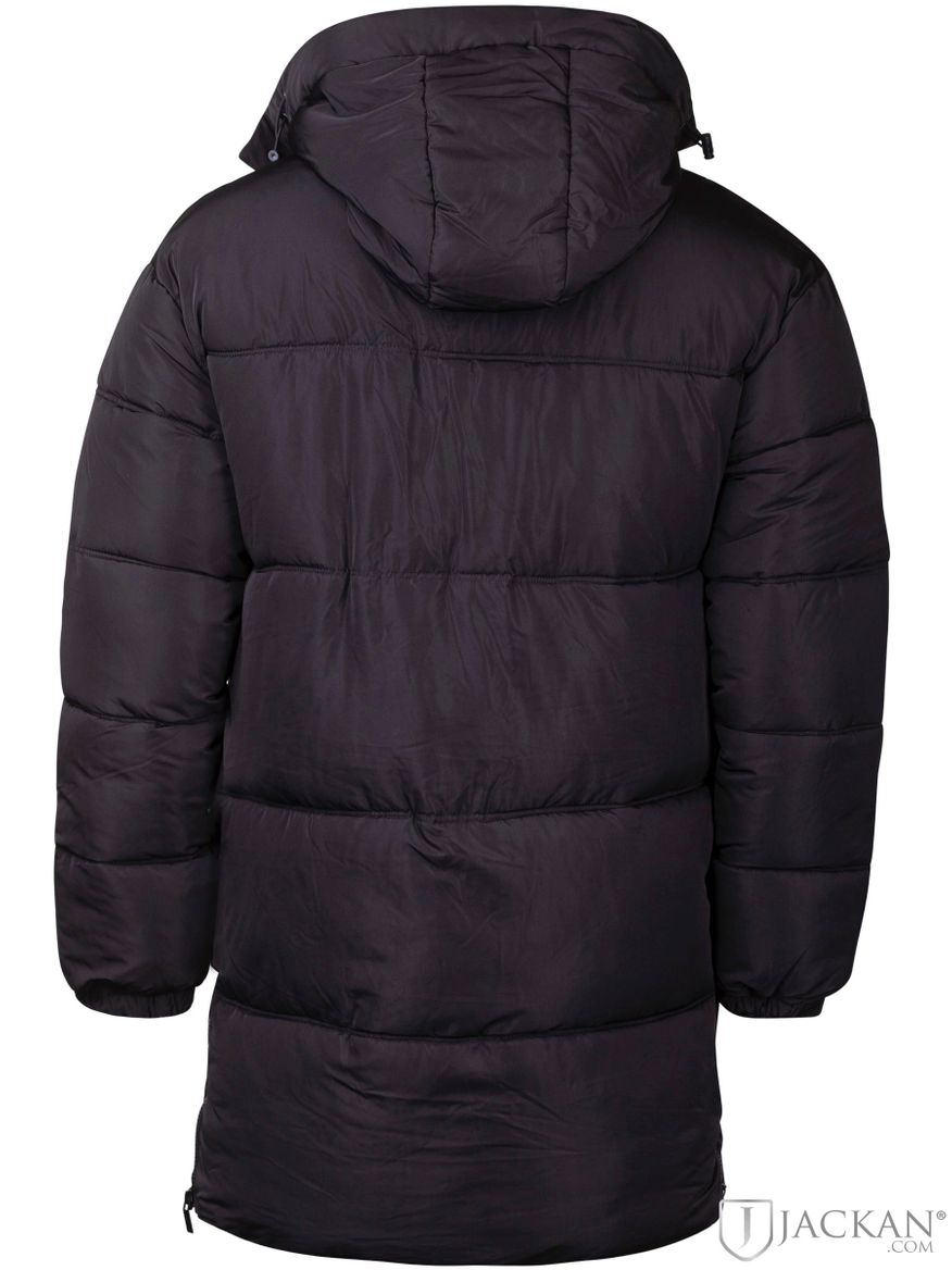 Long Puffer jacket W Hood in schwarz von Sixth June | Jackan.de