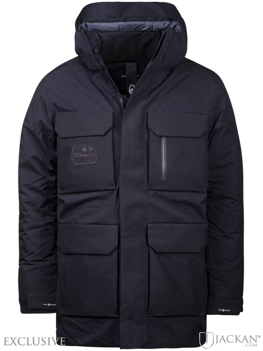 Glacier Bay Parka i svart från Sail Racing | Jackan.com