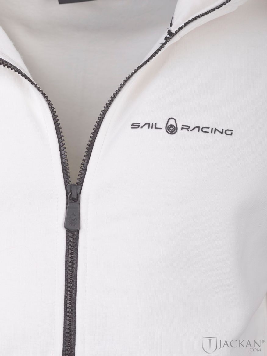 Bowman Logo Zip Hood in weiß von Sail Racing | Jackan.com