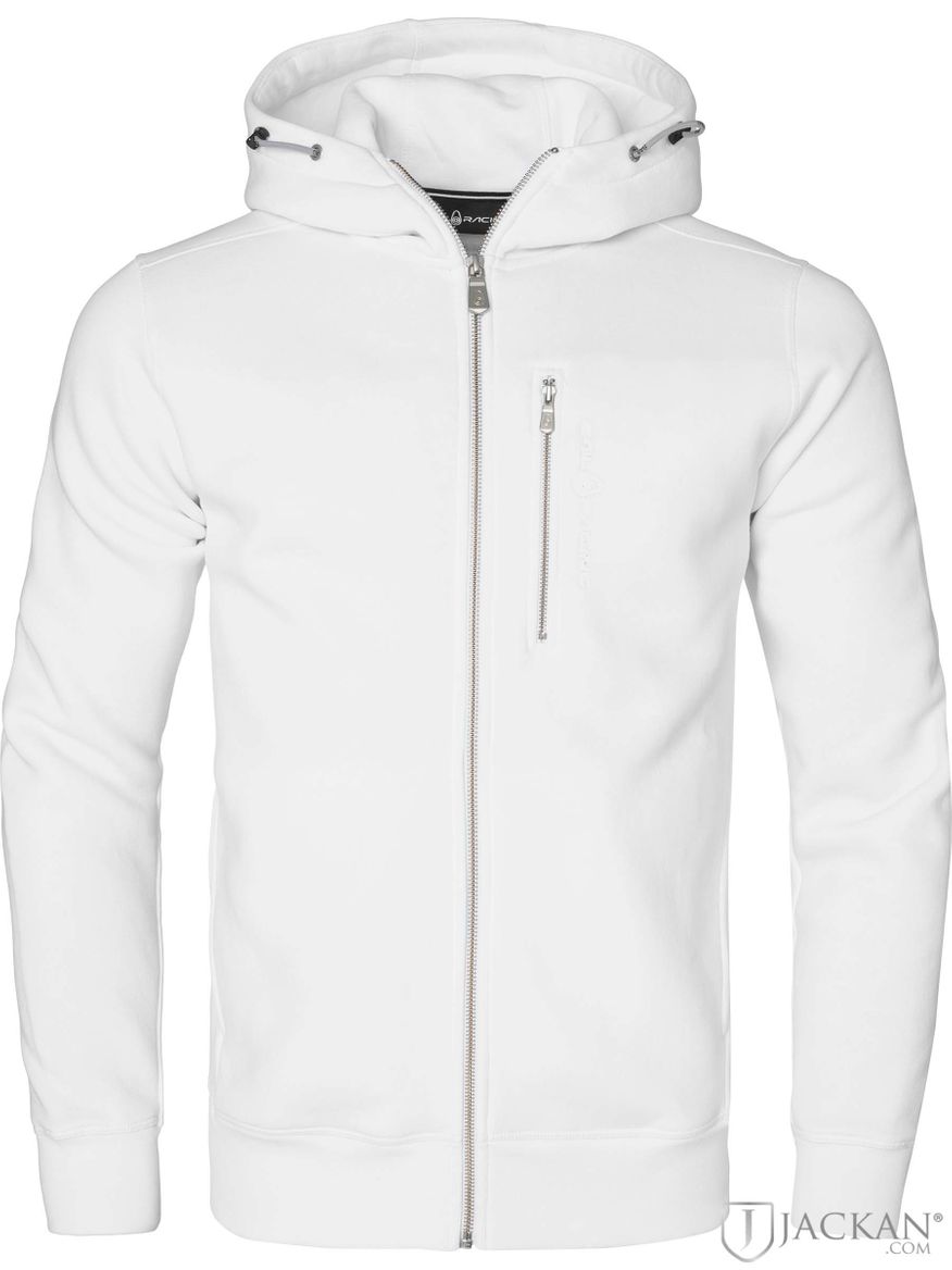 Bowman Zip Hood i vitt från Sail racing | Jackan.com