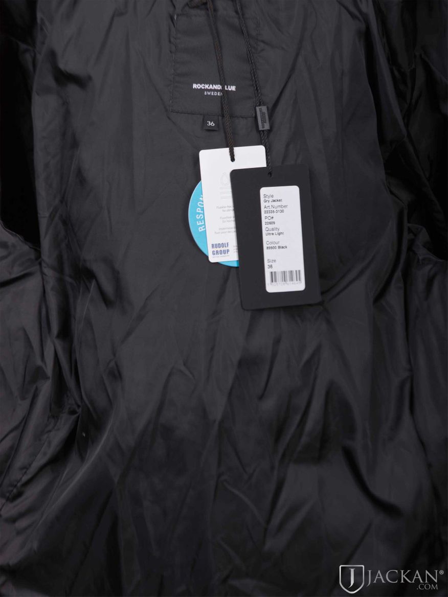 Gry Jacket i svart med dunfyllning från RockAndBlue | Jackan.com