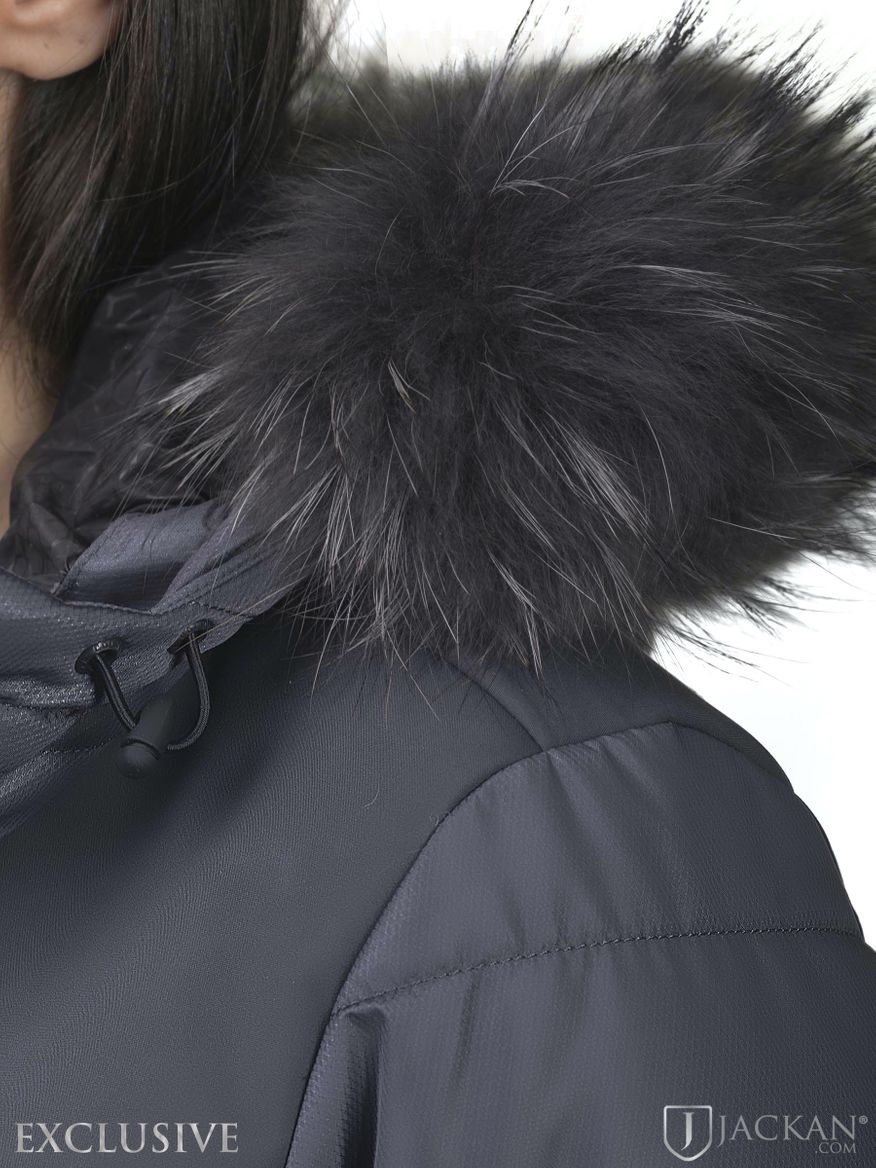 Ladies Ski Jacket + Fur i grått från Colmar | Jackan.com