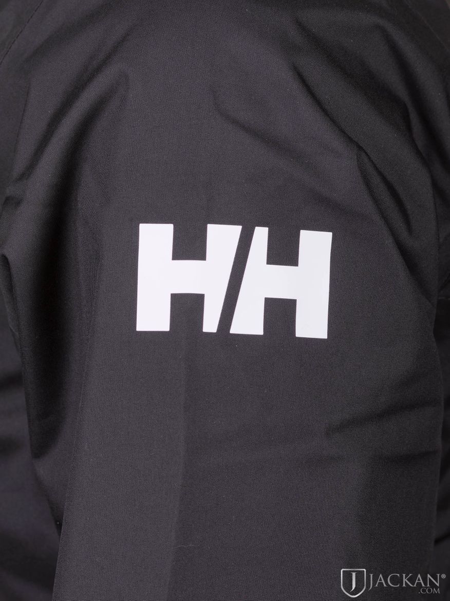 W Crew Hooded Midlayer i svart från Helly Hansen | Jackan.com