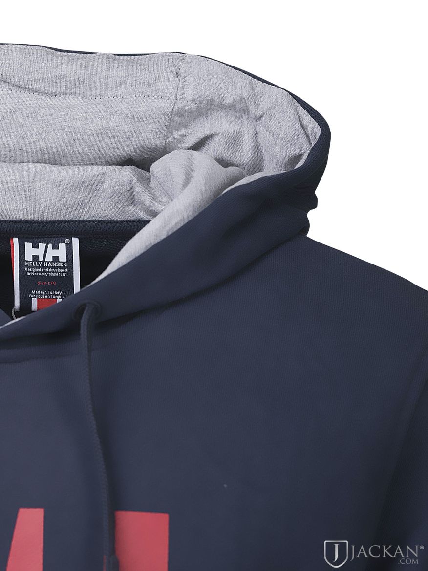 HH Logo Hoodie in blau von Helly Hansen | Jackan.com