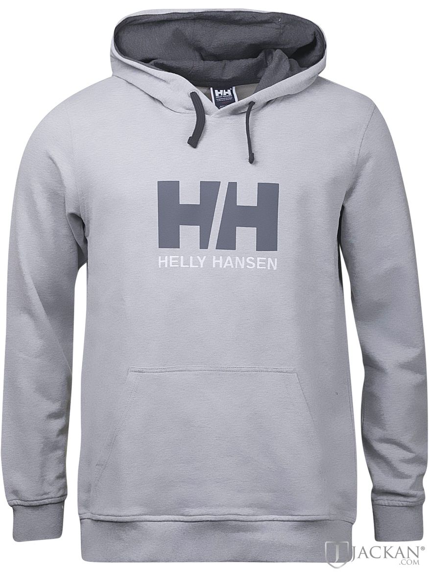HH Logo Hoodie i grå från Helly Hansen | Jackan.com