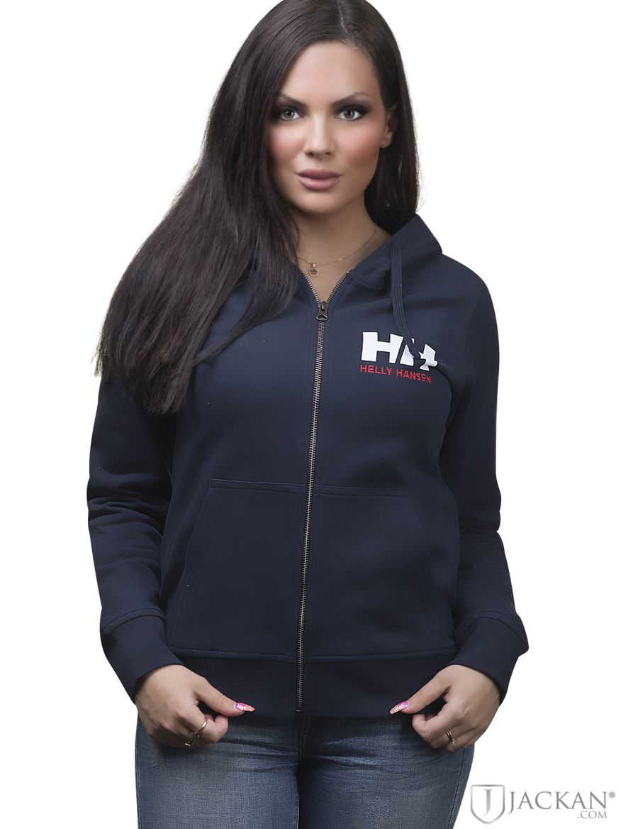 W HH Logo Full Zip in blau von Helly Hansen | Jackan.com